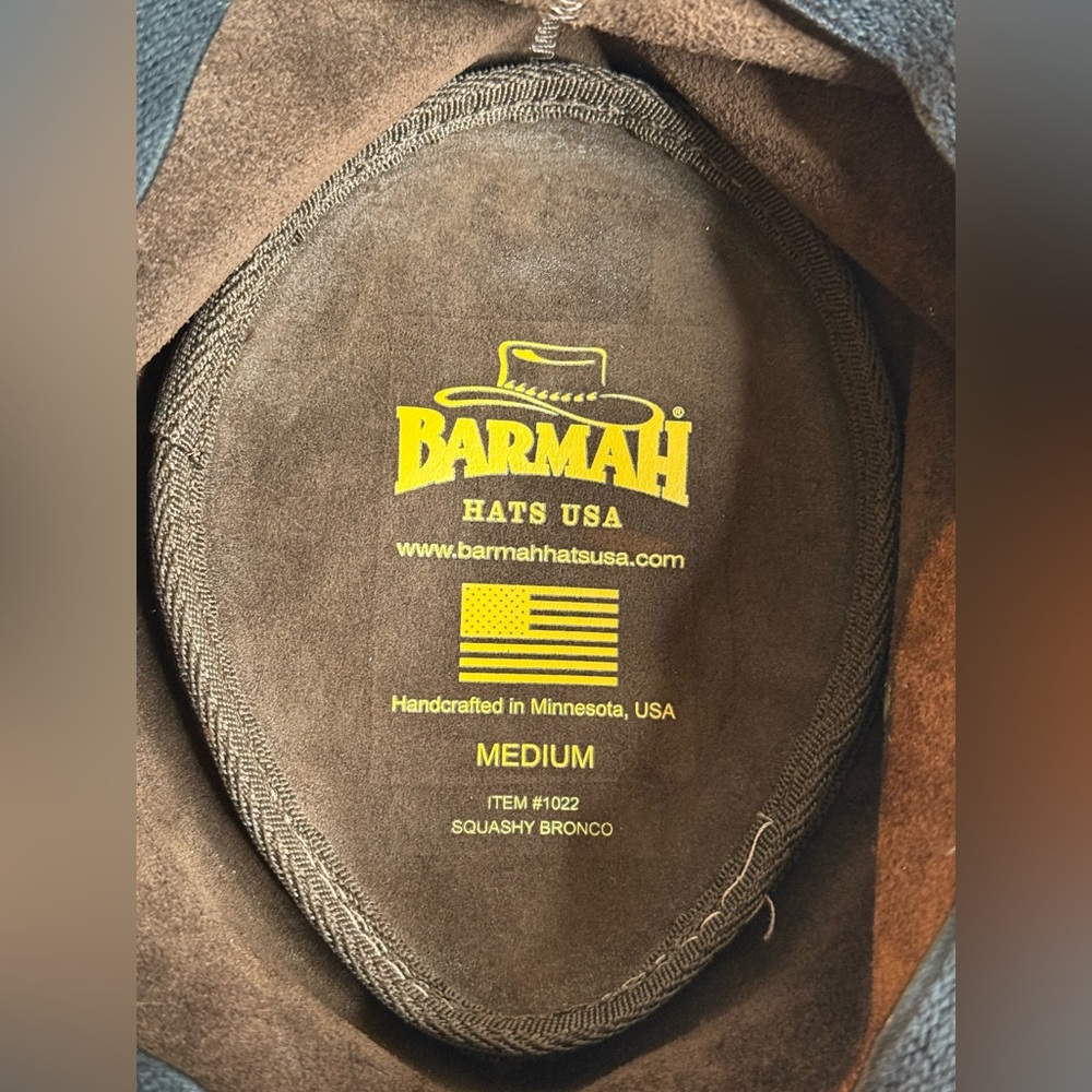 Barmah Hats Squashy Bronco Hat - 1022 - Picture 6 of 6